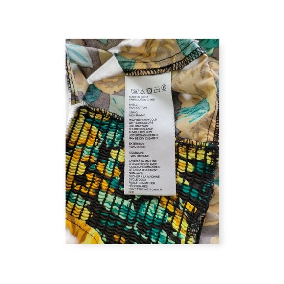 Laura Ashley x UO Puff Sleeve Floral Blouse S - Picture 9 of 11